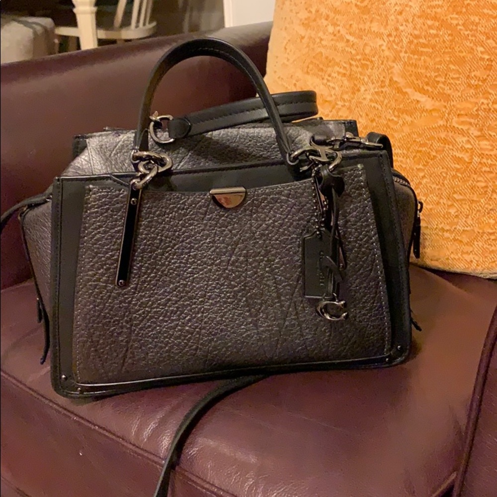 Coach Dreamer 21 satchel black and silver